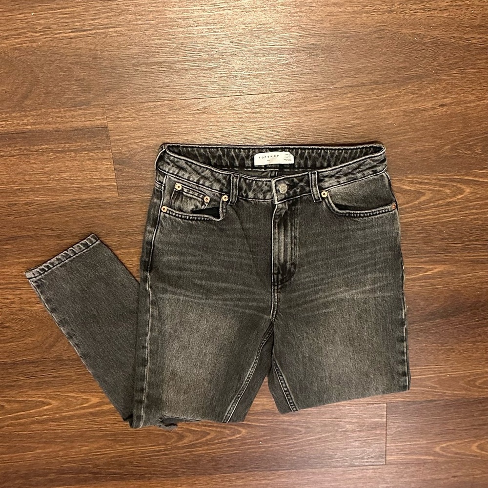 Top shop ripped mom jeans